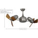 Atlas Dagny 38 inch Textured Bronze with Barnwood Tone Blades Ceiling Fan in Barn Wood
