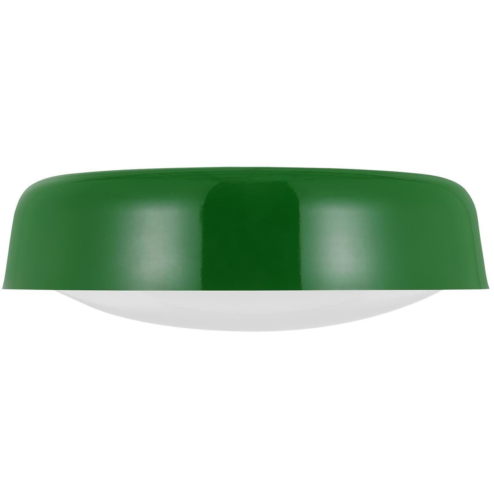 kate spade new york Draper 2 Light 15.88 inch Green Flush Mount Ceiling Light