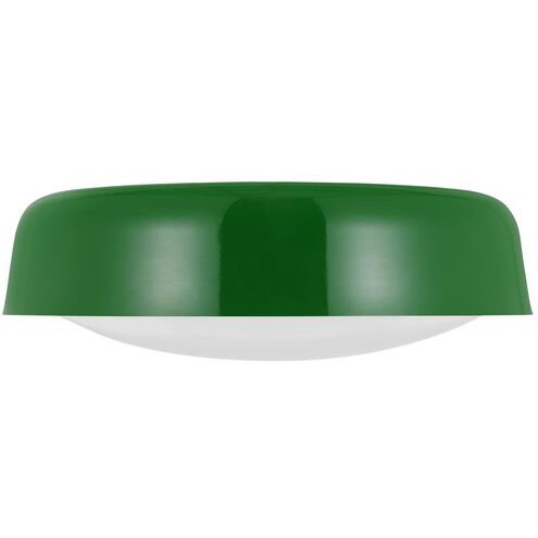 kate spade new york Draper 2 Light 15.88 inch Green Flush Mount Ceiling Light