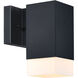 Willowsong 1 Light 10 inch Black Outdoor Wall Sconce