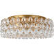 AERIN Liscia 6 Light 25 inch Gild Flush Mount Ceiling Light, Large