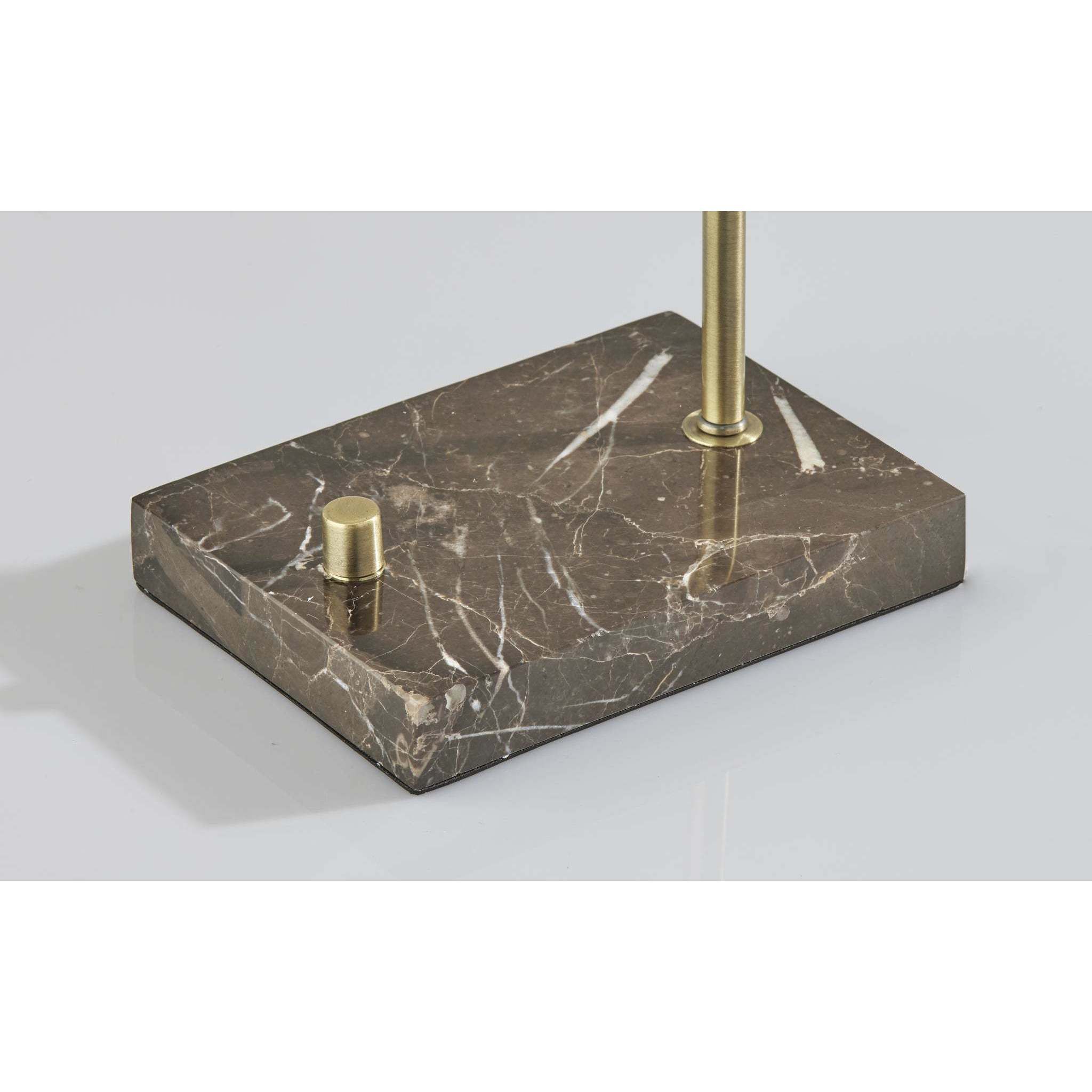 Bristol 19 inch 40.00 watt Antique Brass Desk Lamp Portable Light