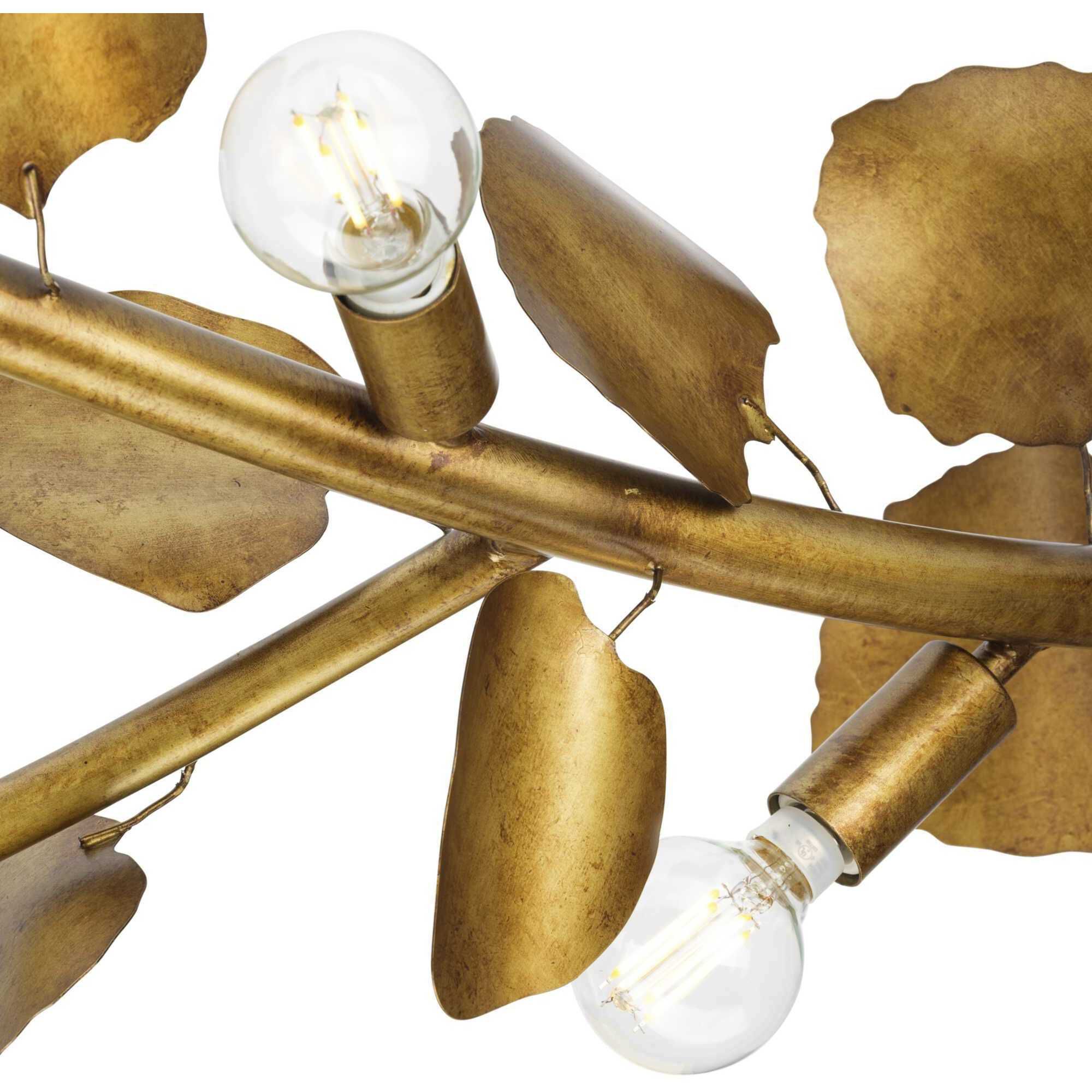 Laurel 7 Light 50.5 inch Gold Ombre Linear Chandelier