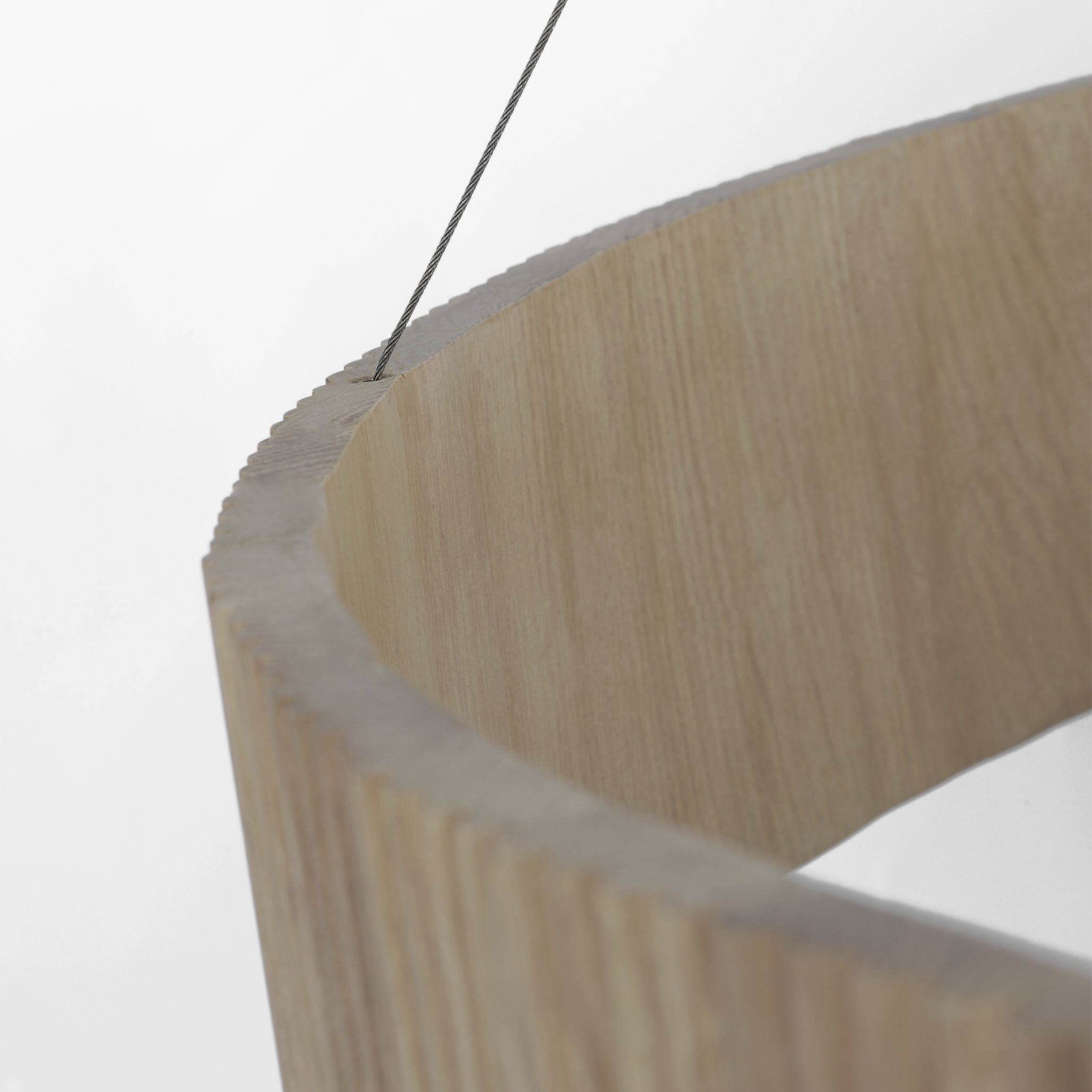 Windsor Smith Arena LED 53 inch Hand-Rubbed Antique Brass and Natural Oak Ring and Globe Chandelier Ceiling Light