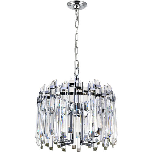 Henrietta 4 Light 16 inch Chrome Chandelier Ceiling Light