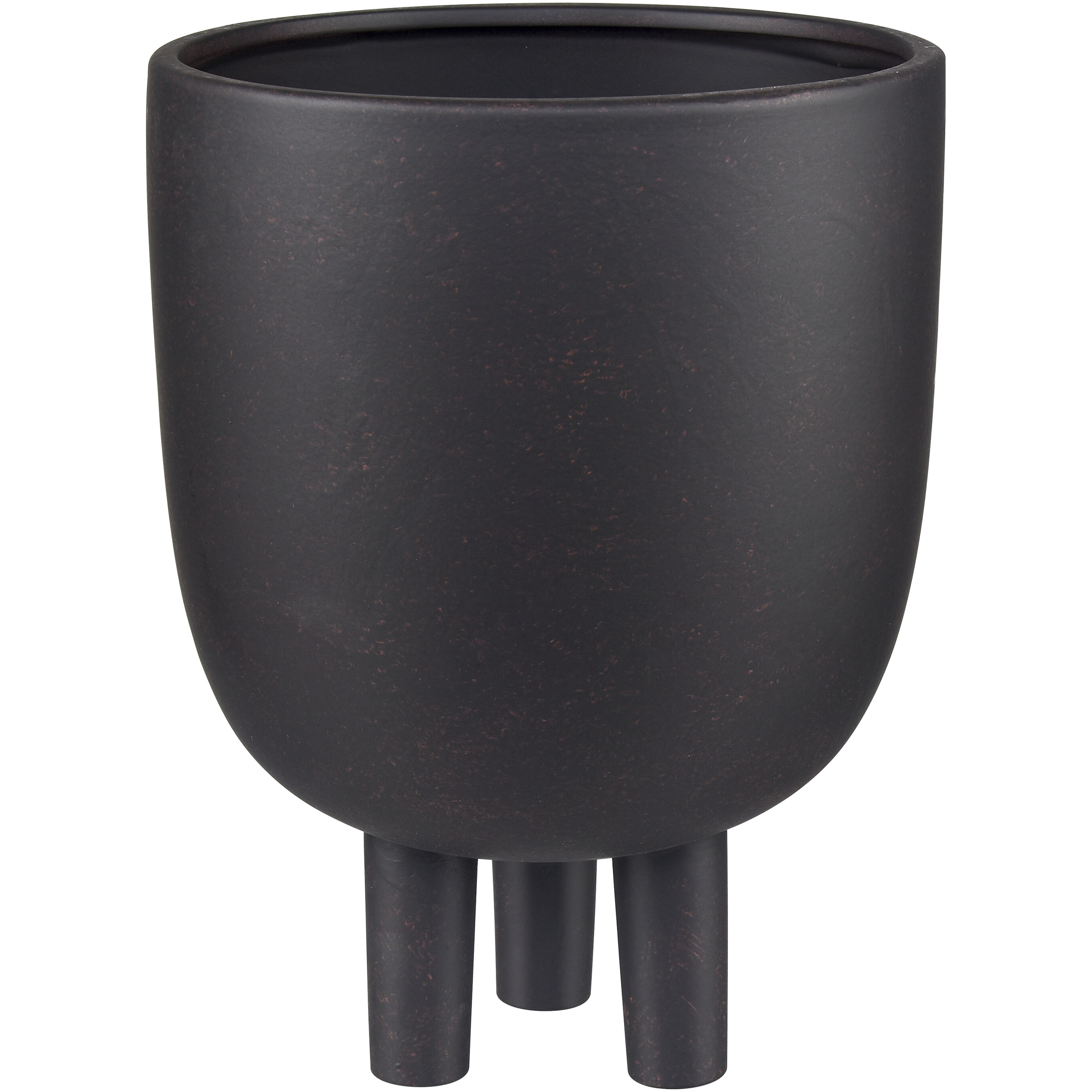 Booth 10.25 X 8 inch Vase in Black