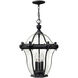 Estate Series San Clemente LED 14 inch Museum Black Outdoor Hanging Lantern