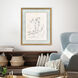 Botanical Sketch IV Gray and Beige and Neutral and Sepia Framed Art