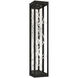 Aerie LED 6 inch Black and Silver Wall Sconce Wall Light