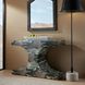 Augustine Verde Faux Marble Console Table