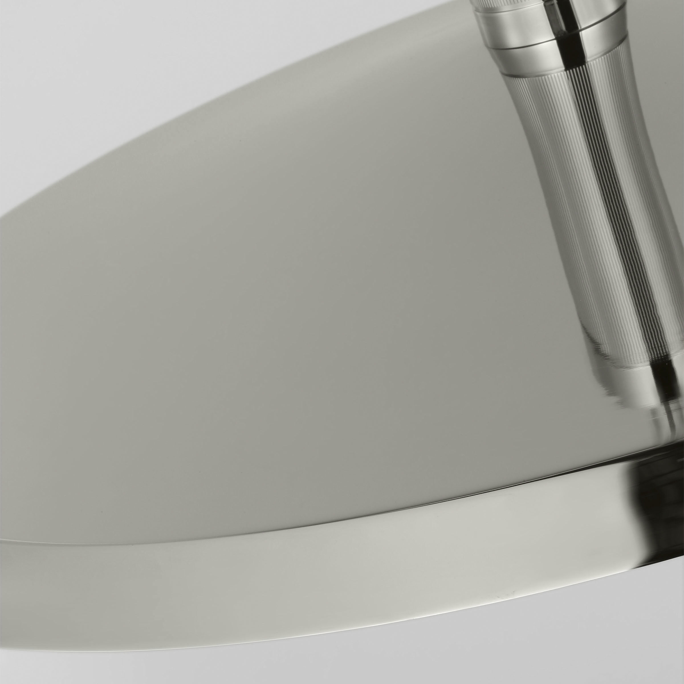 Avroko Saucer Direct LED 24 inch Polished Nickel Pendant Ceiling Light