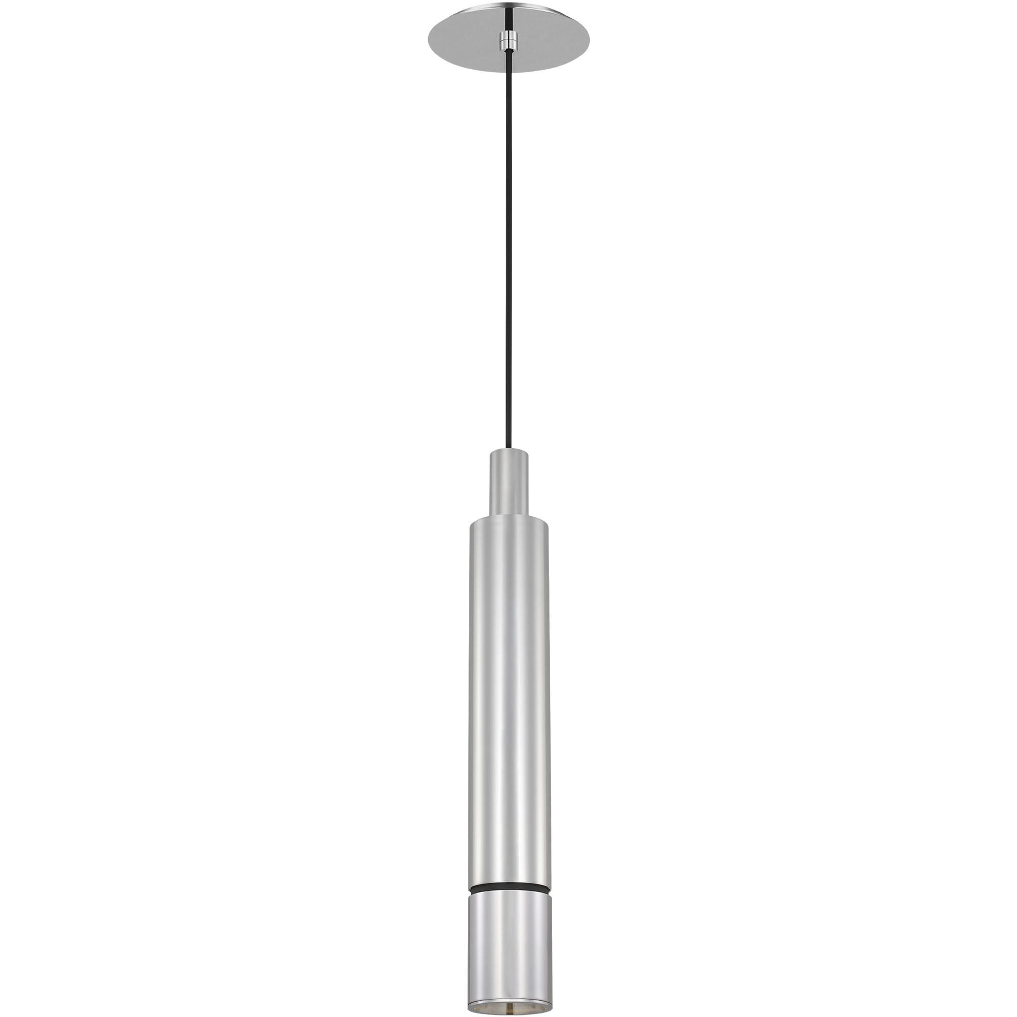 Mick De Giulio Sottile LED 3 inch Polished Stainless Steel Line-Voltage Pendant Ceiling Light