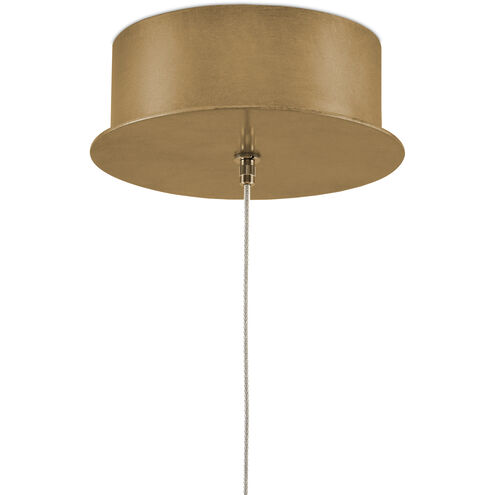 Clarity 1 Light 6 inch Natural/Brass Pendant Ceiling Light