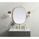 Brynn 30 X 24 inch Brass Mirror in 24 x 30