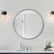 Copenhagen 30 X 30 inch Brushed Silver Wall Mirror