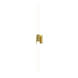 Scepter LED 4.5 inch Satin Brass Bath Bar Wall Light