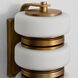 Favo 7 inch Brushed Brass Wall Mount Wall Light