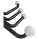Sweeny 4 Light 19 inch Matte Black Sconce Wall Light