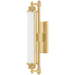 Plandome 1 Light 4.25 inch Aged Brass Bath and Vanity Wall Light