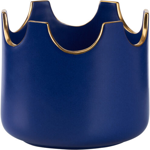 Classic Blue and Gold Planter