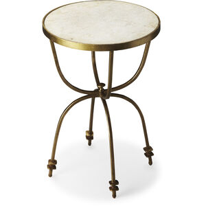 Hager Marble & Metal 24 X 16 inch Metalworks Accent Table