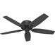 Newsome 52 inch Matte Black with Dark Gray Oak/Matte Black Blades Ceiling Fan
