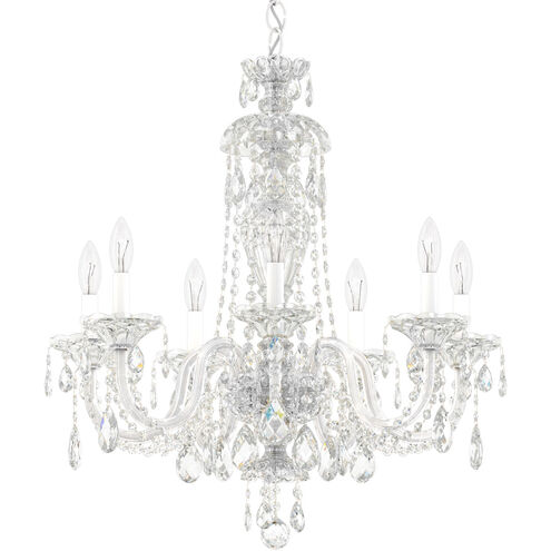 Sterling 7 Light 25 inch Polished Silver Chandelier Ceiling Light in Heritage