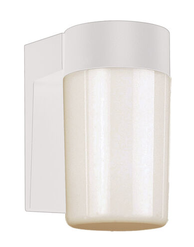 Pershing 1 Light 8 inch White Outdoor Wall Lantern