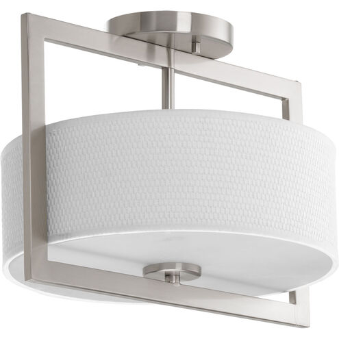 Harmony 3 Light 13 inch Brushed Nickel Semi-Flush Convertible Ceiling Light