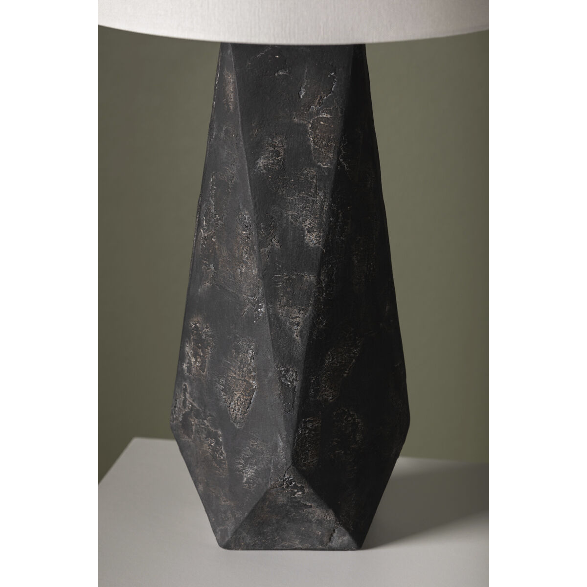 Coronado 29 inch 15.00 watt Patina Brass/Ceramic Ash Black Table Lamp Portable Light