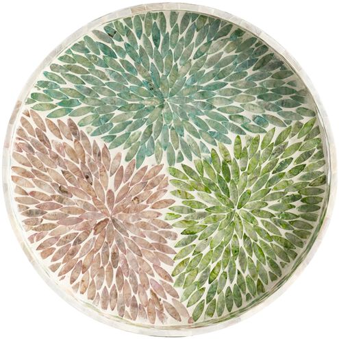 Anita Multi Color Tray, Round