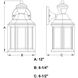 Auburn Textured White Outdoor Motion Sensor