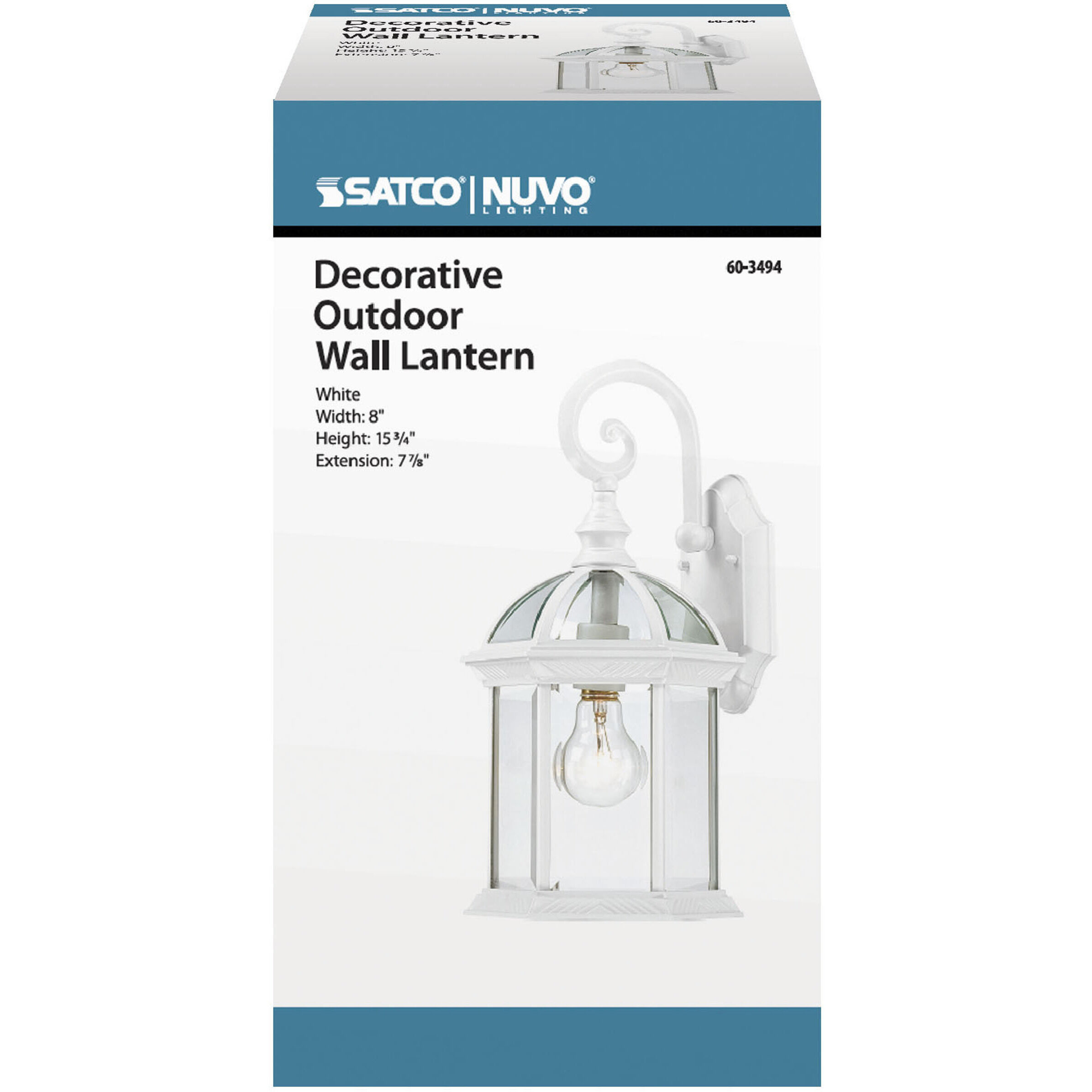 Boxwood 1 Light 16 inch White Outdoor Wall Sconce