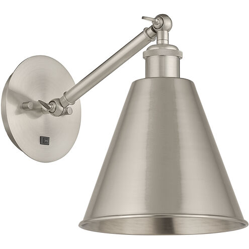 Ballston Cone LED 8 inch Brushed Satin Nickel Sconce Wall Light