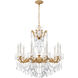 La Scala 10 Light 28 inch French Gold Chandelier Ceiling Light in Heritage, French Gold Cast