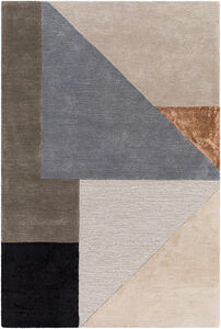 Glasgow 120 X 96 inch Gray Rug in 8 x 10, Rectangle
