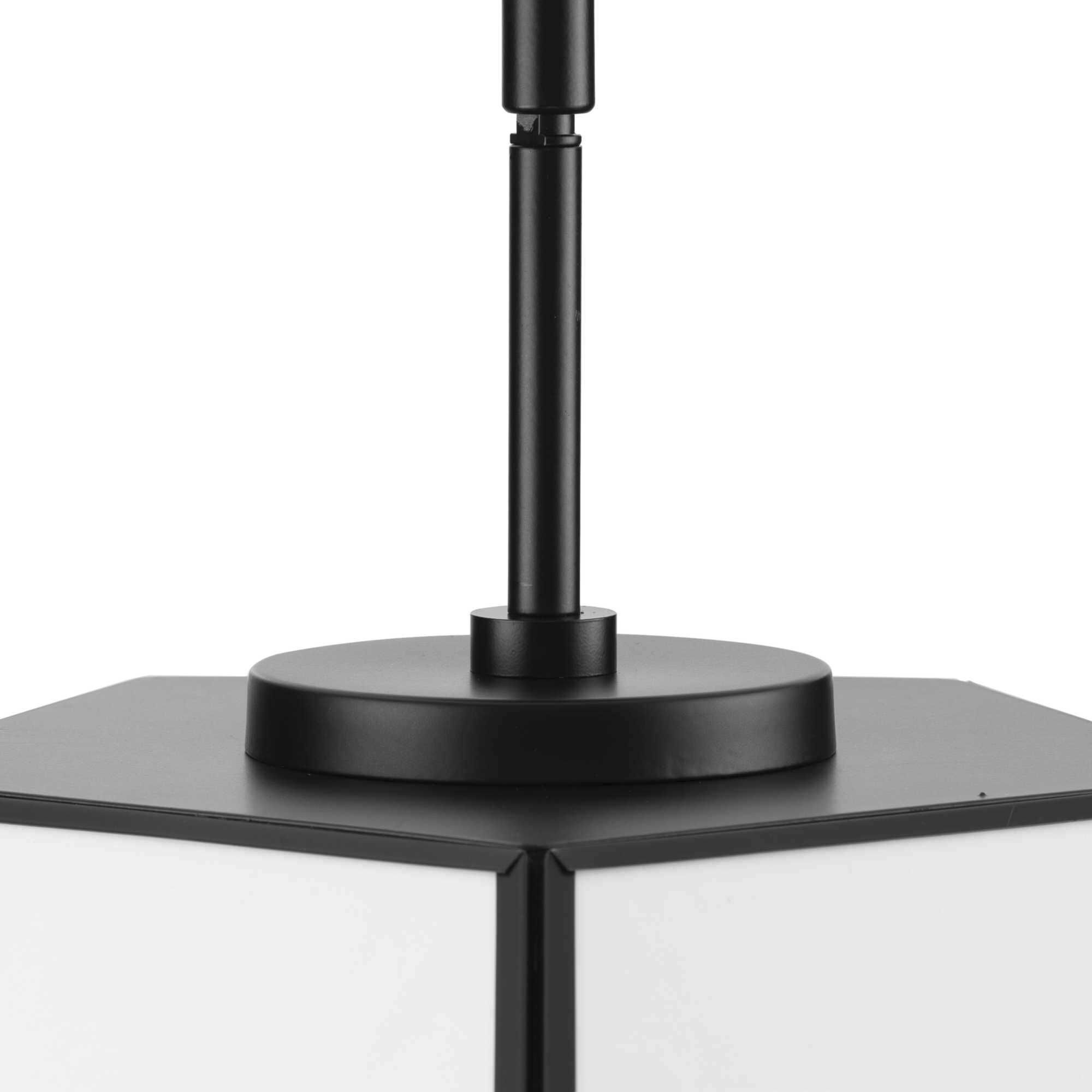 Latham 3 Light 18 inch Matte Black Semi-Flush Mount Ceiling Light