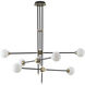 Canada LED 39 inch Black Chandelier Ceiling Light