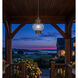 Ellington 1 Light 9 inch Bronze Outdoor Pendant in Optic Glass, Brass Traditions by Innovations Lighting