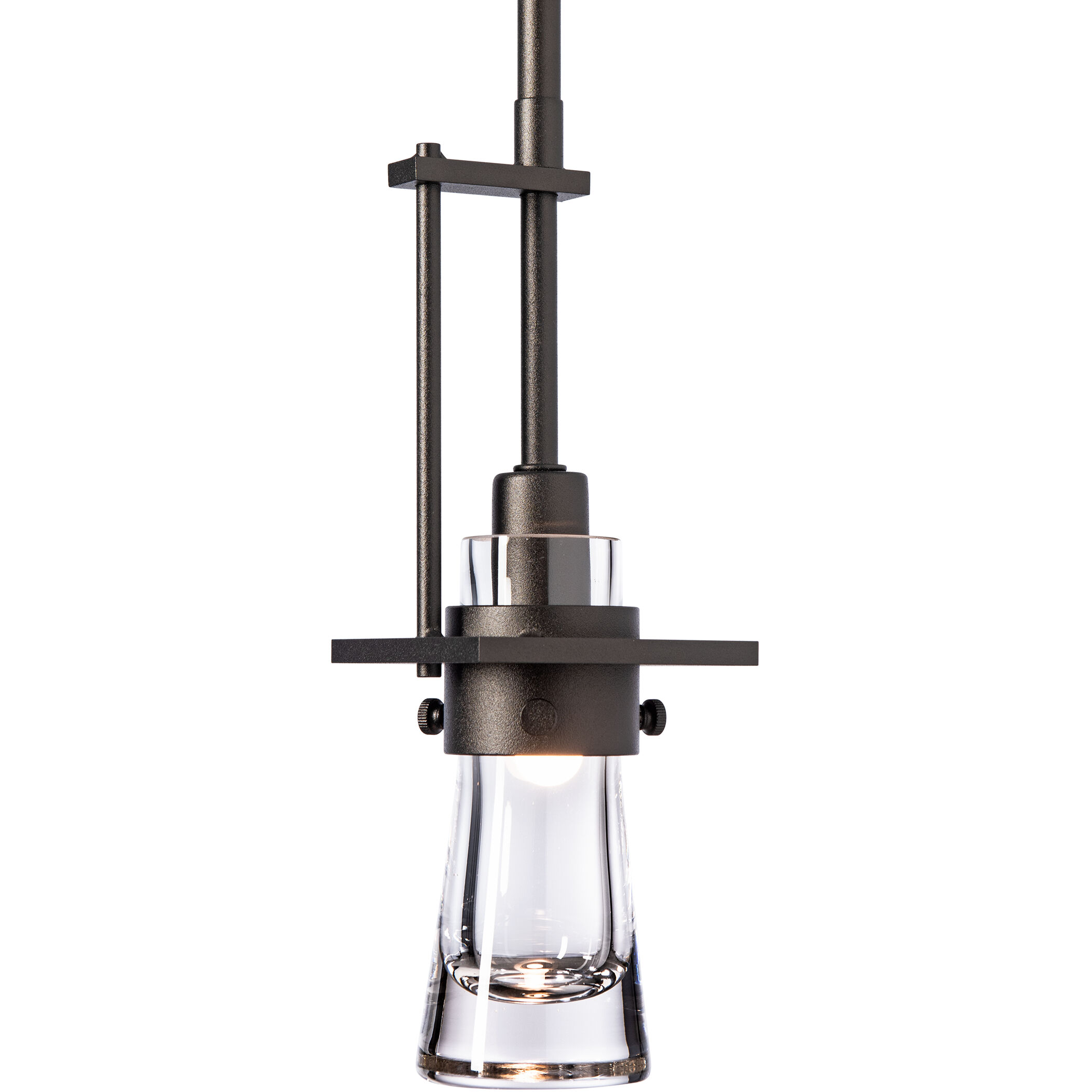 Erlenmeyer 1 Light 3.3 inch Oil Rubbed Bronze Mini Pendant Ceiling Light, Small