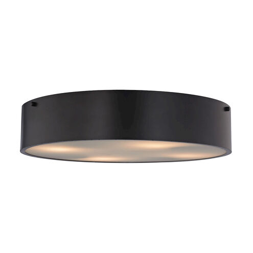 Minersville 4 Light 21 inch Oil Rubbed Bronze Flush Mount Ceiling Light