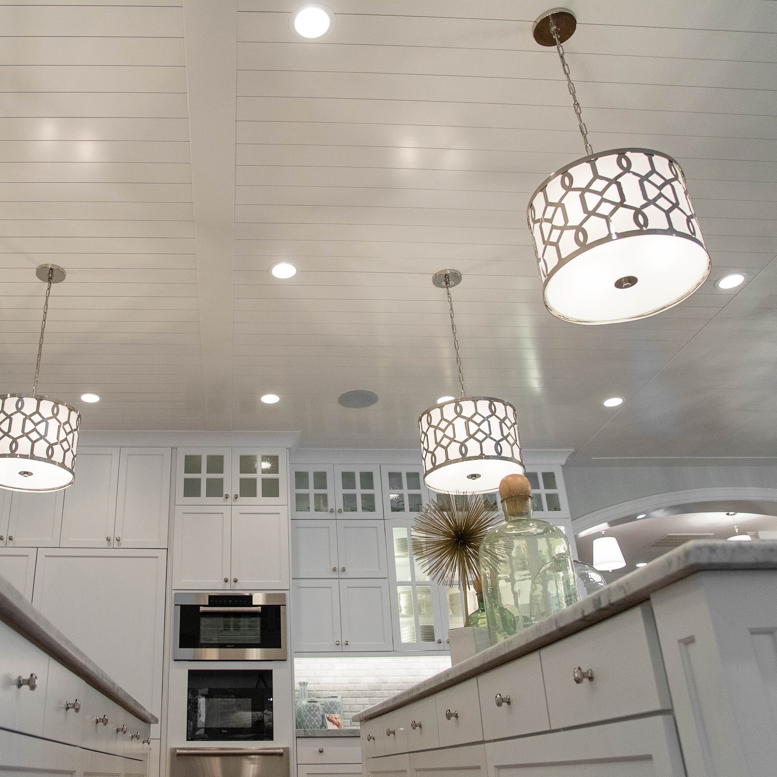 Jennings Pendant Ceiling Light in Polished Nickel