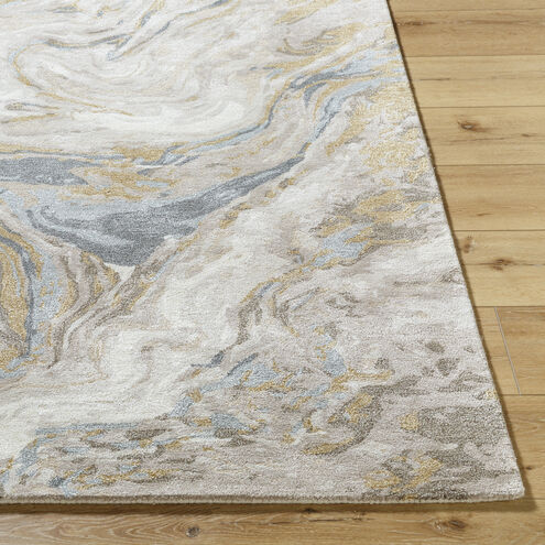 Kavita 168 X 120 inch Khaki / Prairie Dust / Ash / Nickel Handmade Rug in 10 x 14