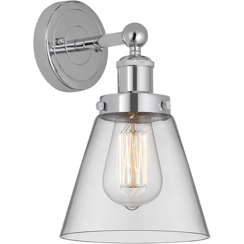 Cone 1 Light 6.5 inch Polished Chrome Sconce Wall Light