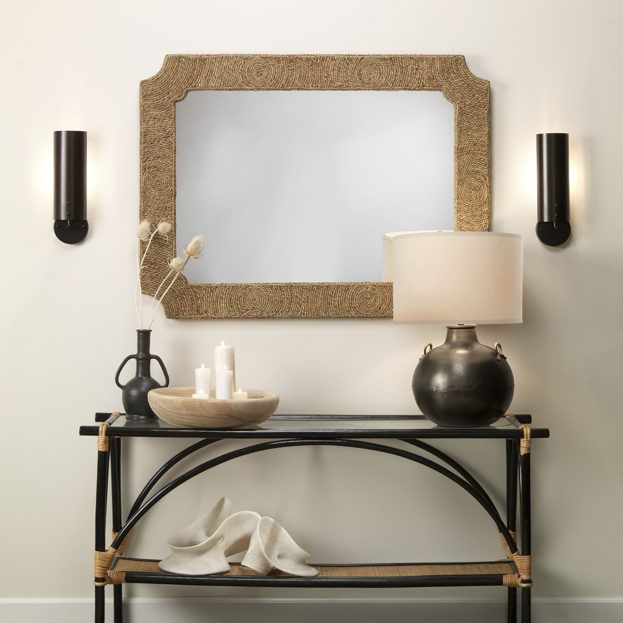 Two Handled Kettle 25 inch 150.00 watt Iron Table Lamp Portable Light