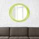 Ellipse 39 X 35 inch Glossy Green Wall Mirror