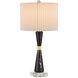 Edelmar 30 inch 150.00 watt Natural/Natural Brass/Clear Table Lamp Portable Light