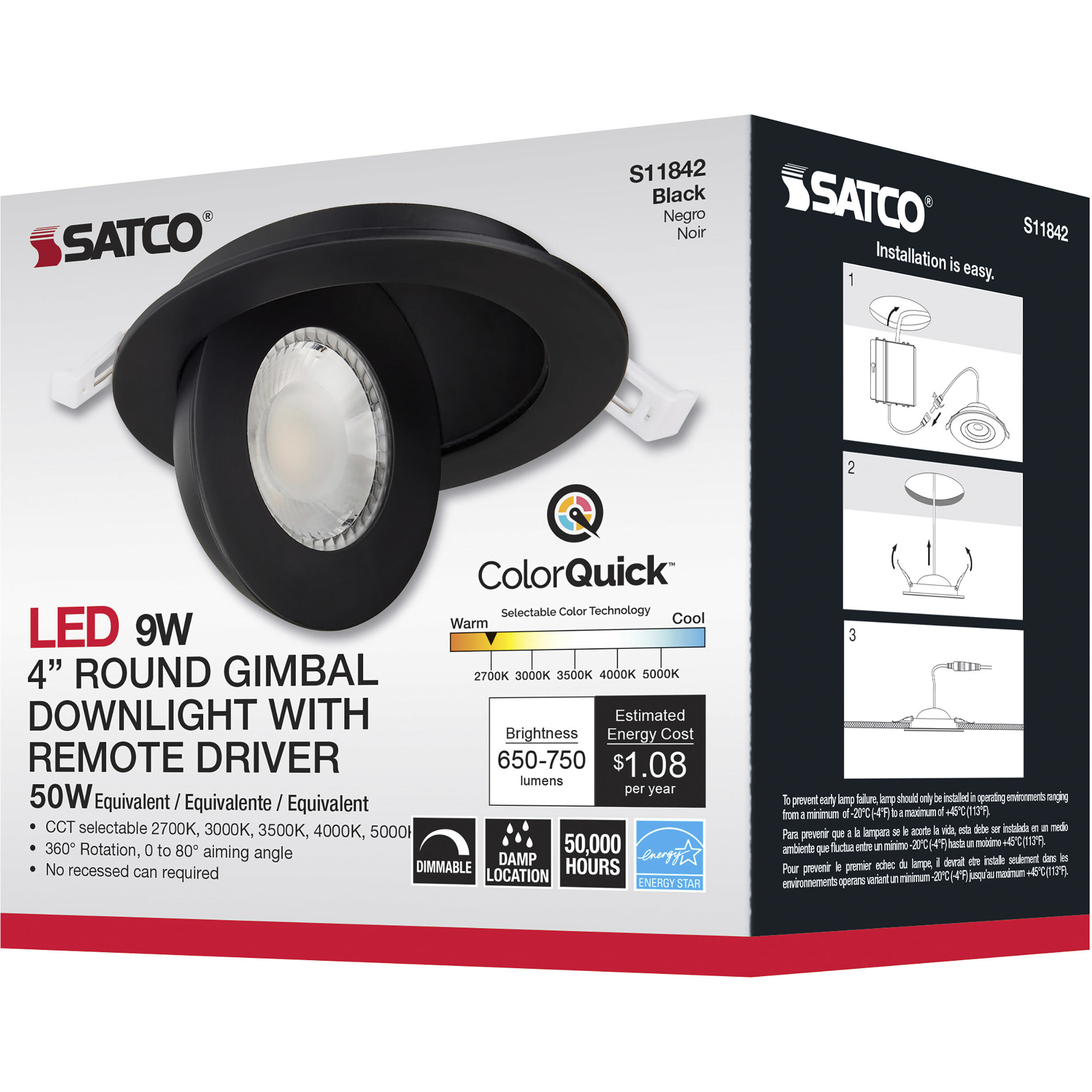 Edgewood Integrated Black Recessed