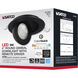 Edgewood Integrated Black Recessed