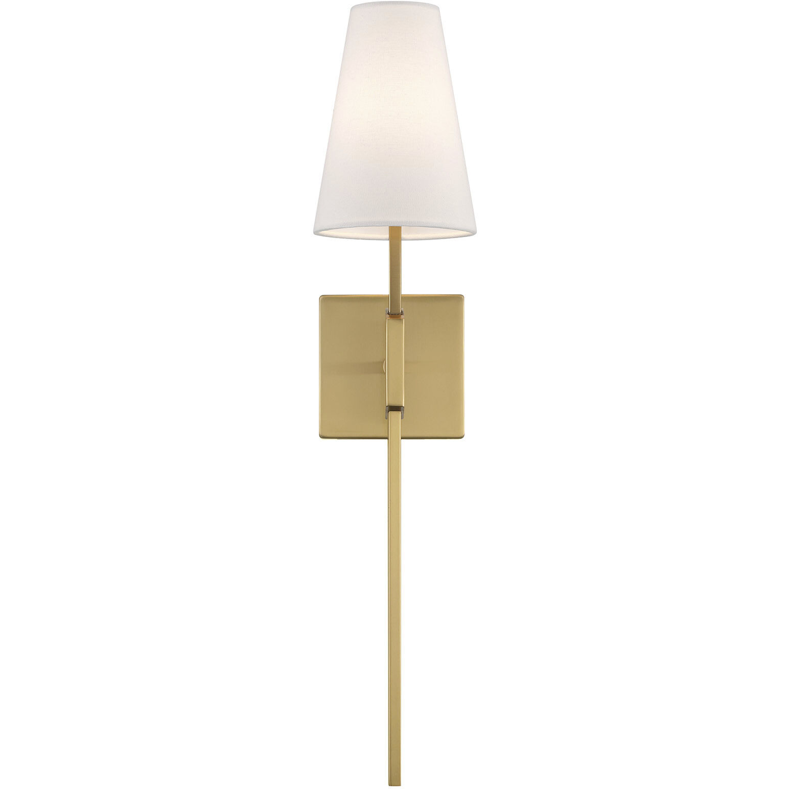 Transitional 1 Light 5 inch Natural Brass Wall Sconce Wall Light